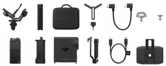 DJI RS 5 Combo - zawartość zestawu